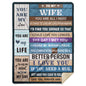 To My Wife Blanket