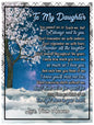 To My Daughter From Heaven From Mom/From Dad