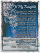 To My Daughter From Heaven From Mom/From Dad