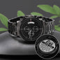 To My King | Engraved Design Black Chronograph Watch