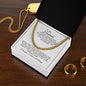 To My Husband | Deep In Your Heart (Cuban Link Necklace)