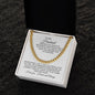 To My Husband | Deep In Your Heart (Cuban Link Necklace)
