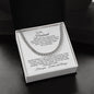 To My Husband | Deep In Your Heart (Cuban Link Necklace)