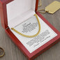 To My Husband | Deep In Your Heart (Cuban Link Necklace)