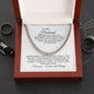 To My Husband | Deep In Your Heart (Cuban Link Necklace)