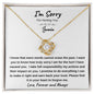 I'm Sorry | Personalized Forever Knot