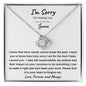 I'm Sorry | Personalized Forever Knot