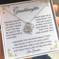 To My Granddaughter | Love Knot - Filled This with My Love and Light