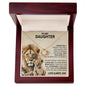 To My Daughter |This Old Lion | Love Knot Necklace