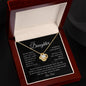 To My Daughter | Deep In Your Heart (Love Knot Necklace)