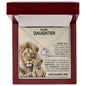 To My Daughter |This Old Lion | Love Knot Necklace