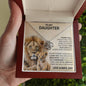 To My Daughter |This Old Lion | Love Knot Necklace