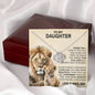 To My Daughter |This Old Lion | Love Knot Necklace