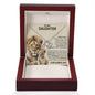 To My Daughter |This Old Lion | Love Knot Necklace
