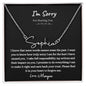 I'm Sorry | Personalized Name Necklace