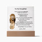 To My Daughter | I'm Proud to be Your Father Acrylic Plaque