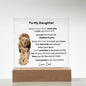 To My Daughter | I'm Proud to be Your Father Acrylic Plaque