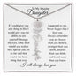 To My Amazing Daughter | Personalized Birth Flower Name Necklace