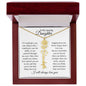 To My Amazing Daughter | Personalized Birth Flower Name Necklace