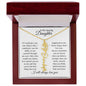 To My Amazing Daughter | Personalized Birth Flower Name Necklace