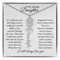 To My Amazing Daughter | Personalized Birth Flower Name Necklace