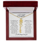 To My Amazing Daughter | Personalized Birth Flower Name Necklace