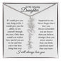 To My Amazing Daughter | Personalized Birth Flower Name Necklace