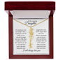 To My Amazing Daughter | Personalized Birth Flower Name Necklace