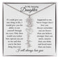 To My Amazing Daughter | Personalized Birth Flower Name Necklace