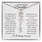 To My Amazing Daughter | Personalized Birth Flower Name Necklace