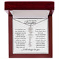 To My Amazing Daughter | Personalized Birth Flower Name Necklace