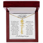 To My Amazing Daughter | Personalized Birth Flower Name Necklace