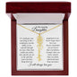 To My Amazing Daughter | Personalized Birth Flower Name Necklace
