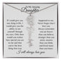 To My Amazing Daughter | Personalized Birth Flower Name Necklace