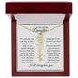 To My Amazing Daughter | Personalized Birth Flower Name Necklace