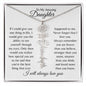 To My Amazing Daughter | Personalized Birth Flower Name Necklace