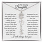 To My Amazing Daughter | Personalized Birth Flower Name Necklace