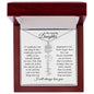 To My Amazing Daughter | Personalized Birth Flower Name Necklace