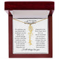 To My Amazing Daughter | Personalized Birth Flower Name Necklace