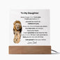 To My Daughter | I'm Proud to be Your Father Acrylic Plaque