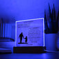 To My Daughter | Heartfelt Apology Acrylic Plaque