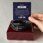 Men's Cross Leather Bracelet