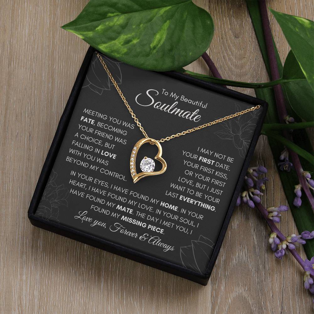 To My Soulmate | "I Just Want to Be Your Last Everything." | Forever love Necklace 💞