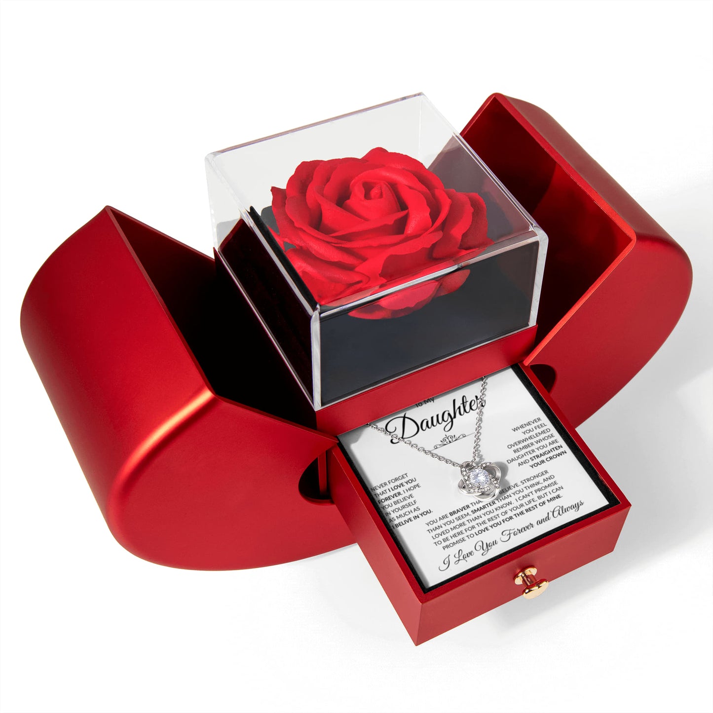 Gift for Daughter from Dad – Love You Forever Necklace