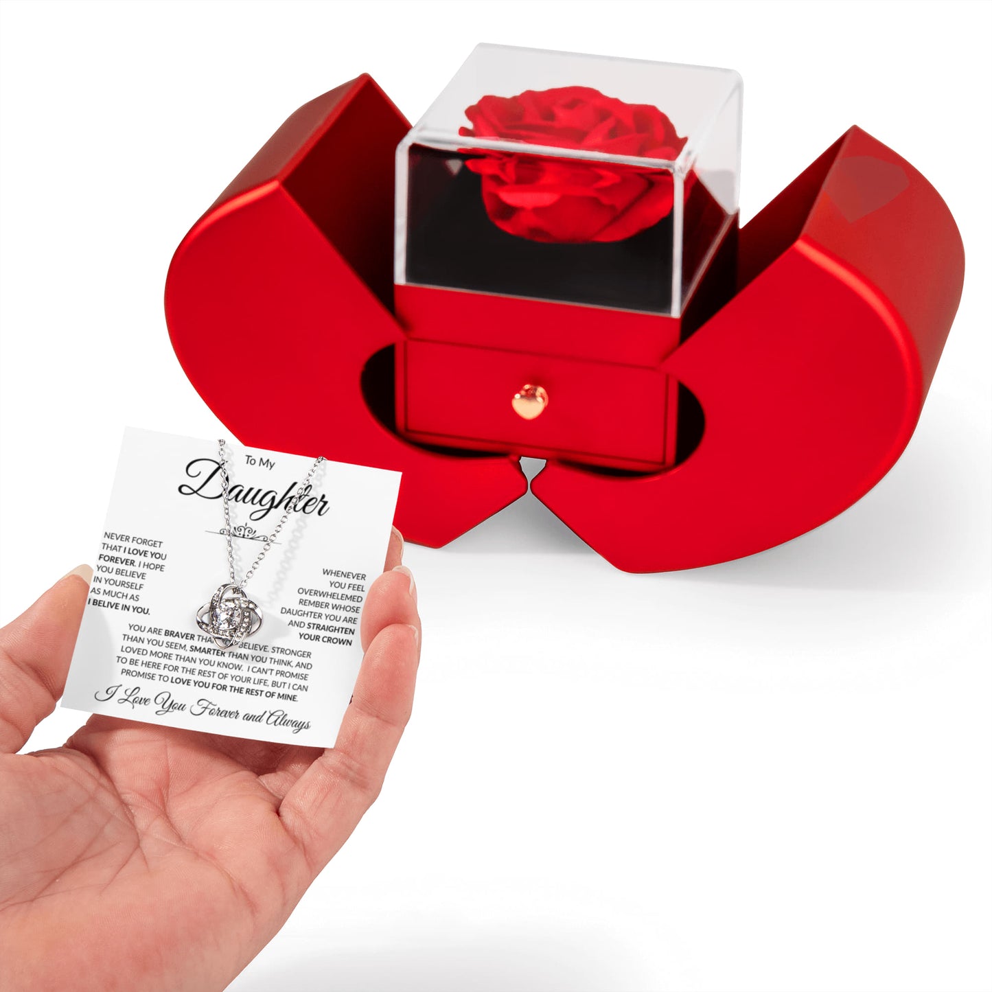 Gift for Daughter from Dad – Love You Forever Necklace