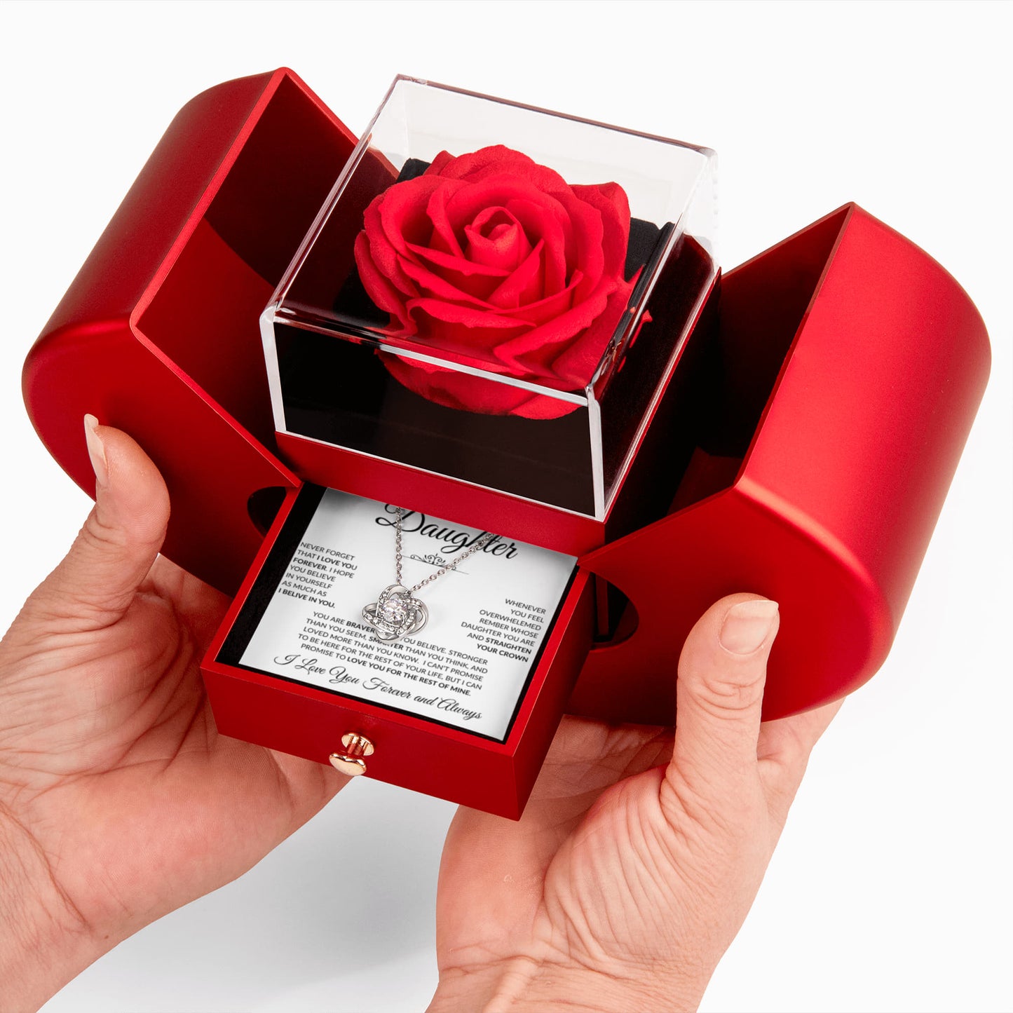 Gift for Daughter from Dad – Love You Forever Necklace