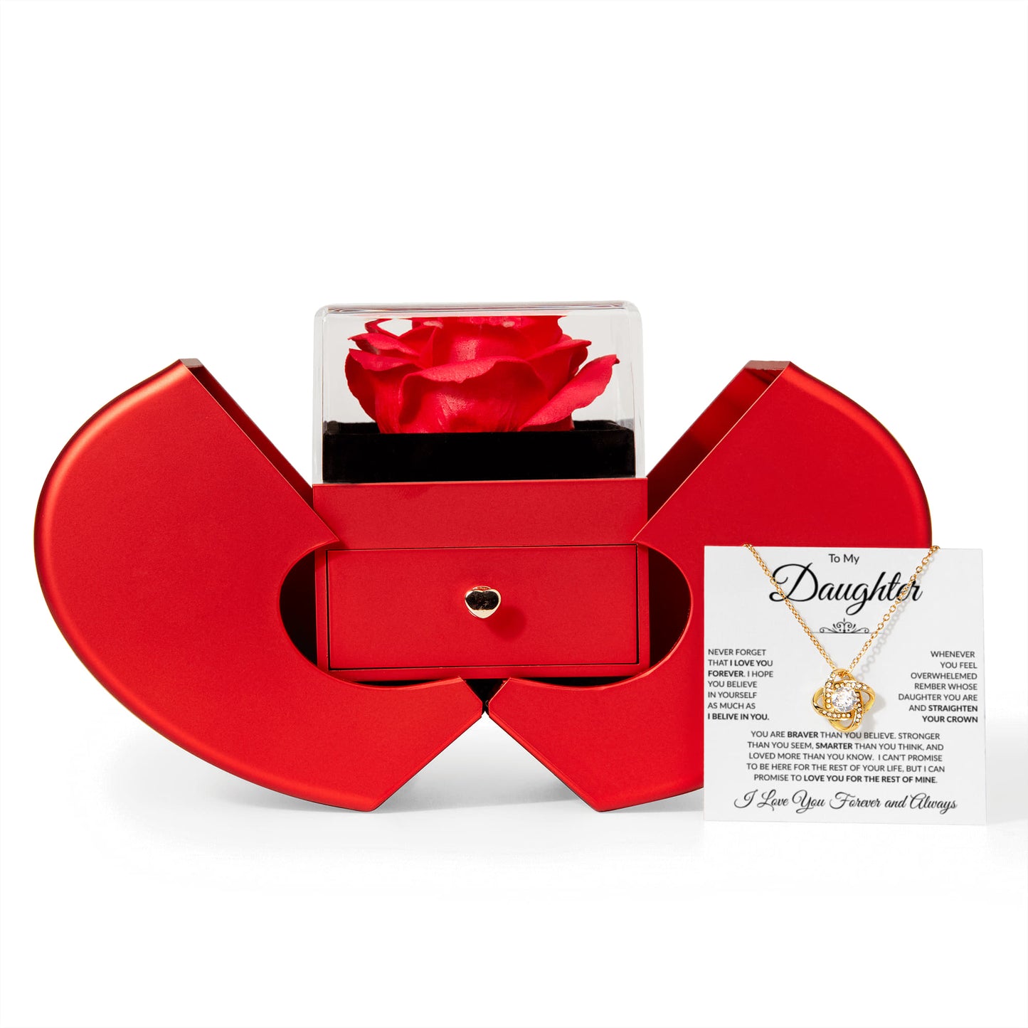 Gift for Daughter from Dad – Love You Forever Necklace