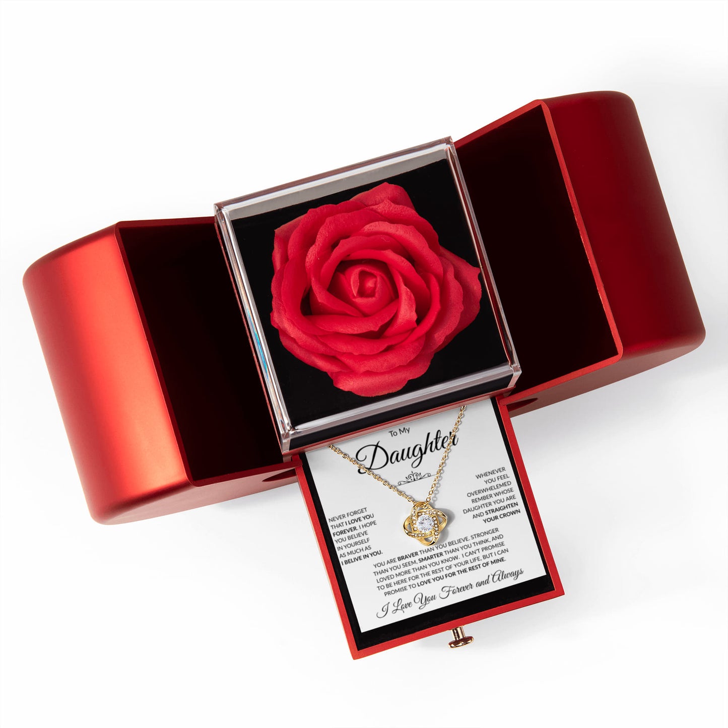 Gift for Daughter from Dad – Love You Forever Necklace