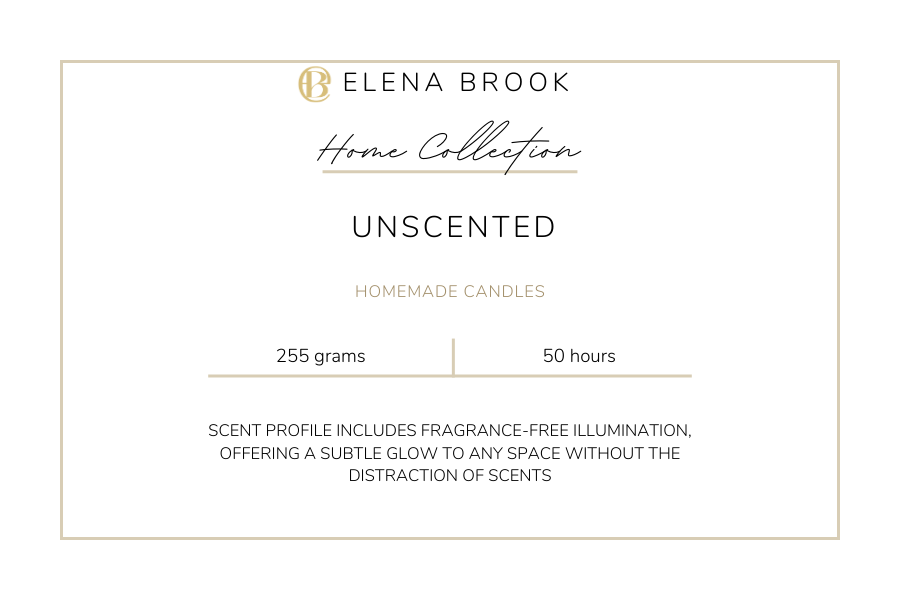TranquilGlow Luxury Candle Collection by Elena Brook