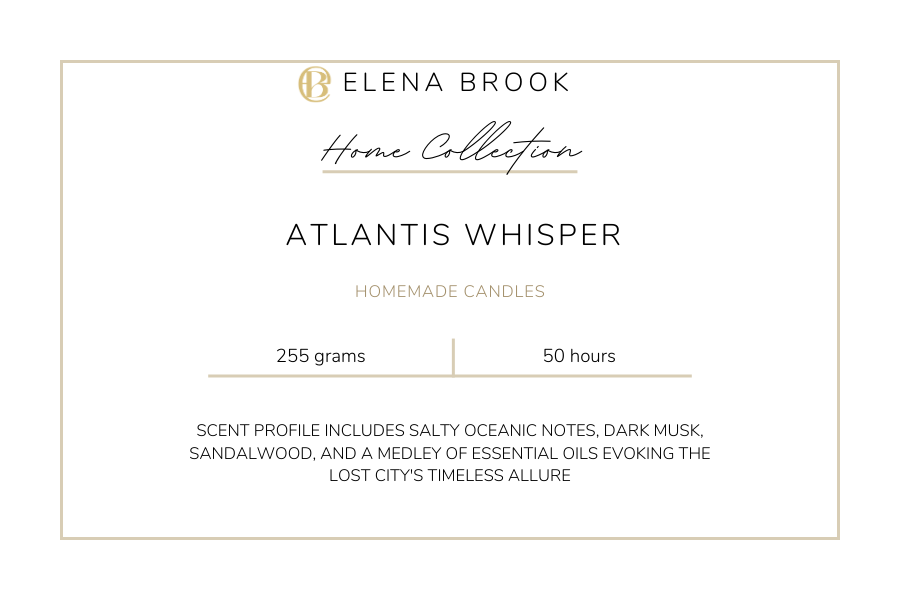 TranquilGlow Luxury Candle Collection by Elena Brook